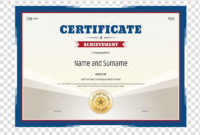 Certificate Of Achievement Document, Academic Certificate inside Academic Certificate