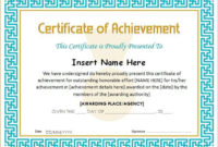 Certificate Of Achievement Template For Ms Word Download A within Unique Word Template Certificate Of Achievement