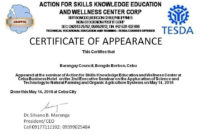 Certificate Of Appearance Template | Certificate Templates with regard to New Certificate Of Appearance Template