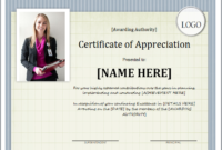 Certificate Of Appreciation Template For Word | Document Hub regarding Certificate Of Appreciation Template Word