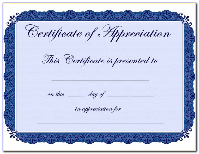Certificate Of Appreciation Templates Editable | Vincegray2014 for Unique Editable Certificate Of Appreciation Templates