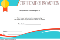 Certificate Of Job Promotion Template Free 3 | Certificate for Great Job Certificate Template Free 9 Design Awards