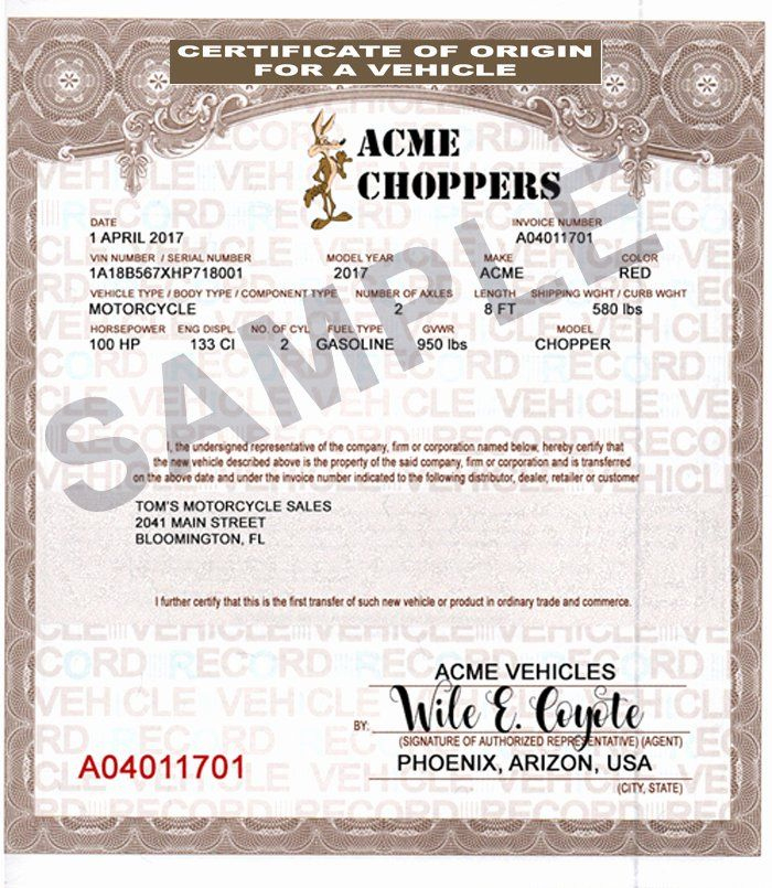 Certificate Of Origin For A Vehicle Template Awesome within Certificate Of Origin For A Vehicle Template