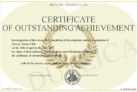 Certificate-Of-Outstanding-Achievement regarding New Outstanding Achievement Certificate