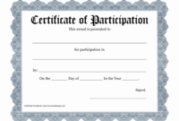 Certificate Of Participation Template Pdf – Pictimilitude inside Art Award Certificate Free Download 10 Concepts