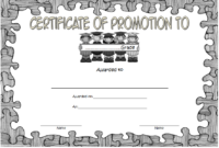 Certificate Of School Promotion Template 10 Free | School regarding Quality Grade Promotion Certificate Template Printable