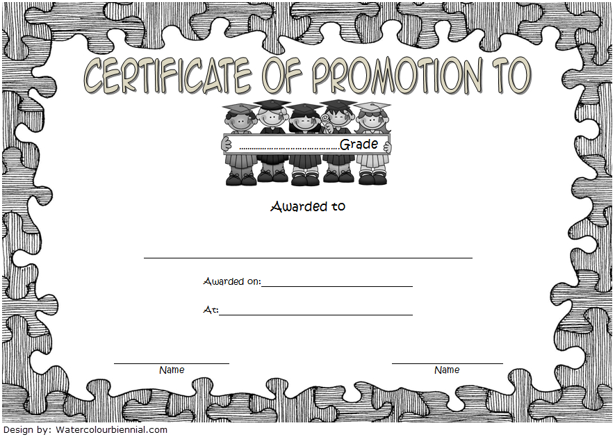 Certificate Of School Promotion Template 10 Free | School with regard to Quality School Promotion Certificate Template 10 New Designs Free