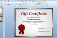 Certificate Powerpoint Template with regard to Powerpoint Certificate Templates Free Download