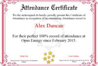 Certificate Template | Certificate Design | Attendance for Quality Free Printable Certificate Of Promotion 12 Designs