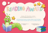 Certificate Template For Reading Award – Download Free regarding Reading Certificate Template Free