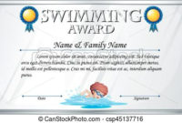 Certificate Template For Swimming Award regarding Swimming Award Certificate Template