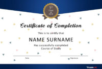 Certificate Template For Word ~ Addictionary throughout Free Certificate Templates For Word 2007
