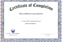 Certificate Template Free Printable – Free Download | Free inside Certificate Of Completion Template Free Printable
