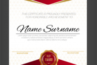 Certificate Template Size (8) | Professional Templates for Certificate Template Size