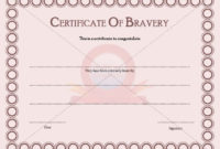 Certificate Templates – Page 2 Of 30 – Choose From Hundreds pertaining to Bravery Award Certificate Templates