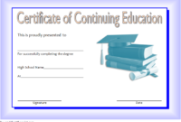 Ceu Certificate Template Free | Certificate Templates within Ceu Certificate Template