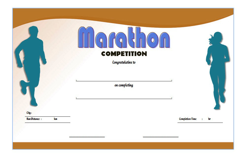 Chicago Marathon Finisher Certificate Free Printable 2 intended for Unique Finisher Certificate Templates