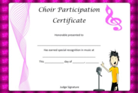 Choir Certificate Template Free 10 – Best Templates Ideas with regard to Best Choir Certificate Template