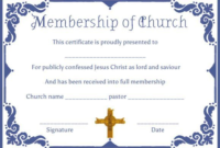 Christian Certificate Template (12) – Templates Example for Christian Certificate Template