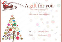 Christmas Gift Certificate Template Free Download (4) – Tem inside Quality Christmas Gift Certificate Template Free Download