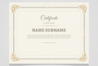 Commemorative Certificate Template (4) – Templates Example pertaining to Commemorative Certificate Template
