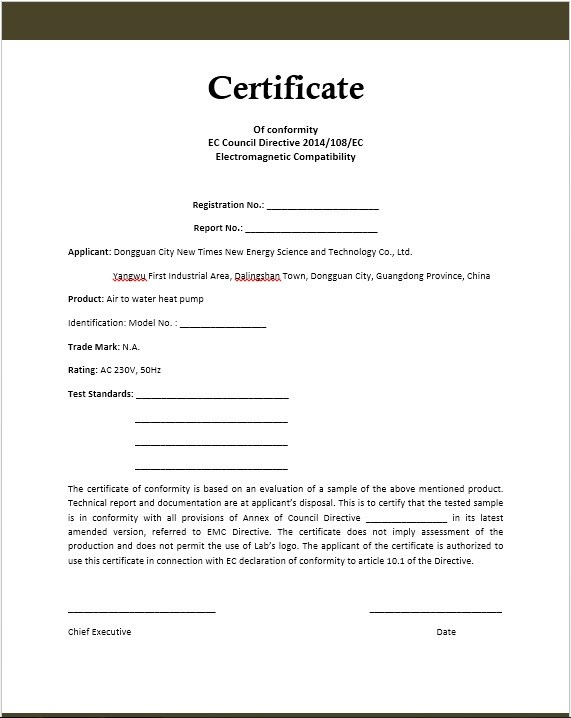 Conformity Certificate Templates – 10 Free Sample Templates for Conformity Certificate Template