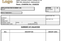 Construction Payment Certificate Template (7) – Templates inside Certificate Of Payment Template