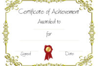 Copy-8-Of-Certificate-Of-Achievement (960×720 with regard to Free Printable Certificate Of Achievement Template