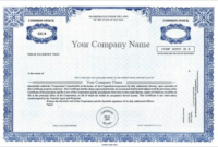 Corporate Bond Certificate Template (1) – Templates Example inside Corporate Bond Certificate Template