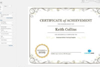 Create A Certificate Of Recognition In Microsoft Word regarding Word 2013 Certificate Template