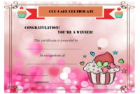 Cup Cake War Winner Certificate | Cake Competition, Cupcake within Bake Off Certificate Template