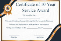 Customer Service Award Certificate: 10 Templates That Give inside Professional Award Certificate Template
