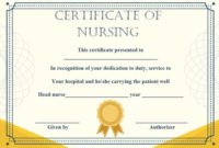 Customize 10 Nursing Certificate Of Appreciation Templates pertaining to Best Travel Certificates 10 Template Designs 2019 Free