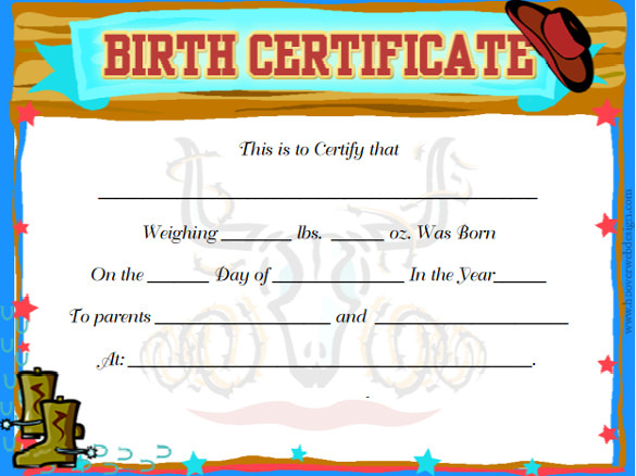 Cute-Baby-Boy-Birth-Certificates-Free-Printable-Birth regarding Unique Cute Birth Certificate Template