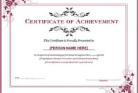 Текстообработваща Постижение-Носител На Сертификат-Шаблон with Best Certificate Of Recognition Word Template