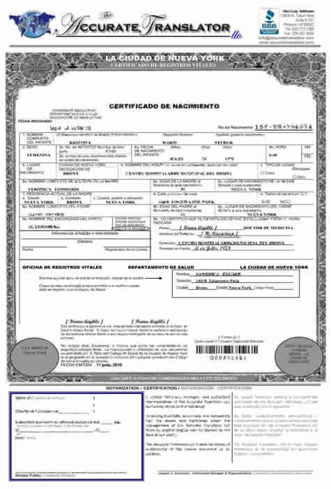 Date Of Birth In Spanish | Louiesportsmouth pertaining to Birth Certificate Translation Template English To Spanish