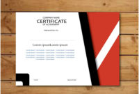 Design Professional Certificate, Award Certificate Template in Professional Award Certificate Template