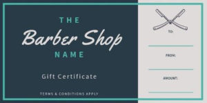 Design Your Own Barber Shop Gift Certificate regarding Quality Barber Shop Certificate Free Printable 2020 Designs