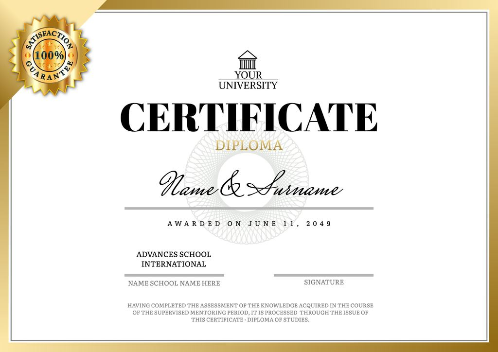 Diplomas And Certificates Templates throughout Best Training Course Certificate Templates