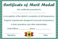 District Award Of Merit Certificate Template: 10 Free And with Merit Certificate Templates Free 10 Award Ideas
