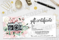 Diy Gift Card Archives – Makemedesign for Printable Photography Gift Certificate Template