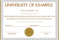 Doctorate Certificate Template Archives – Template Sumo intended for Fresh Doctorate Certificate Template
