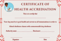 Dog Health Certificate For Travel Templates | Certificate pertaining to Dog Obedience Certificate Template Free 8 Docs