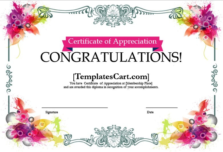 Download Certificate For Microsoft Office 2003 2007 2010 in Award Certificate Templates Word 2007