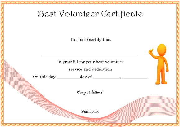 Download Volunteer Certificates The Right Way (19 Free Word with regard to Fresh Volunteer Certificate Templates