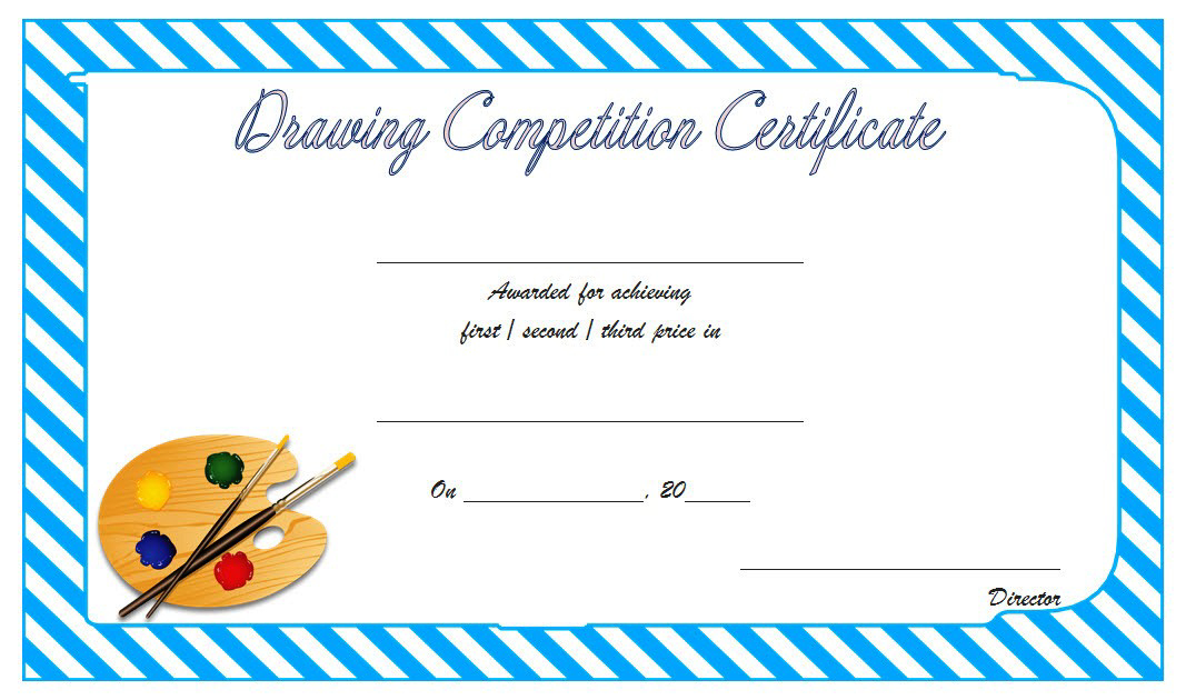 Drawing Award Certificate Template Free 1 | Awards regarding Quality Drawing Competition Certificate Templates