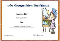 Drawing Competition Certificate | Max Installer regarding Drawing Competition Certificate Template 7 Designs