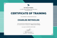 ❤️Free Certificate Of Training Sample Template❤️ in Quality Template For Training Certificate