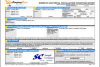 Easycert Electrical Software, Test & Inspection, Electrical for Electrical Installation Test Certificate Template