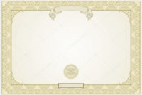 Editable Certificate Template With Ornamental Border, In Modern 23465772 within Unique High Resolution Certificate Template